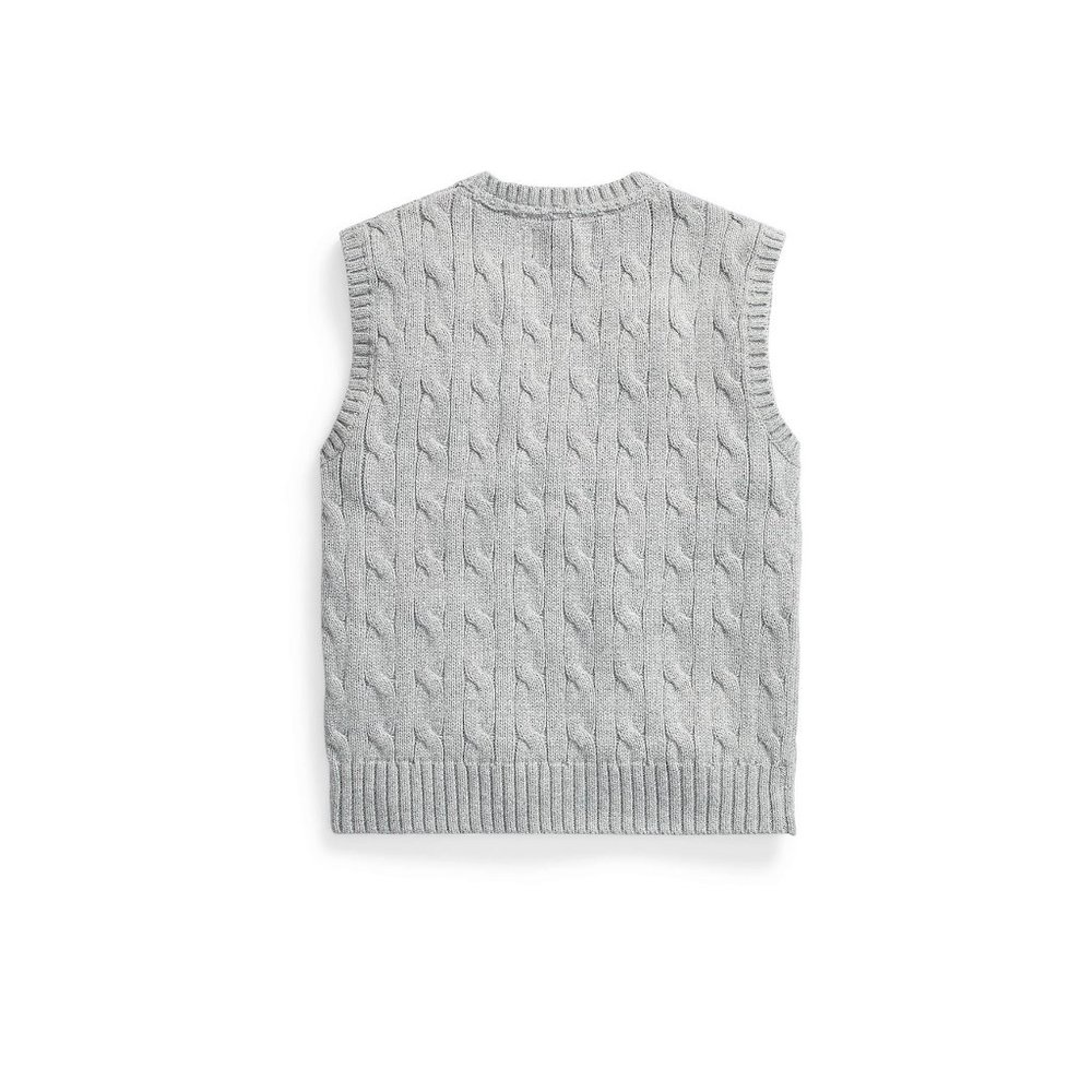New Polo Ralph Lauren Little Boys Cable-Knit Sweater Vest - Picture 2 of 6